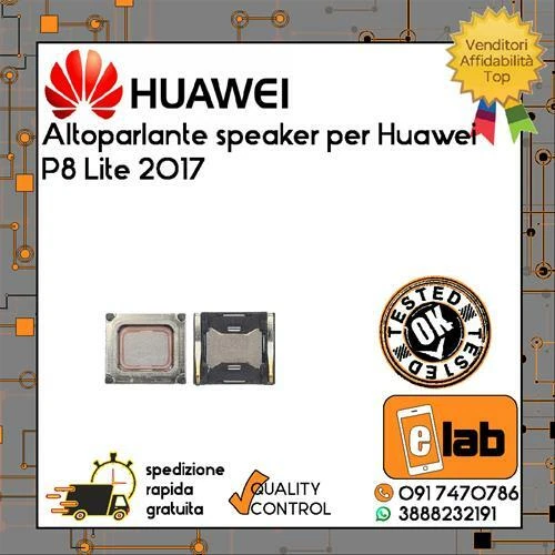 AURICOLARE EAR SPEAKER PER HUAWEI P8 LITE 2017 PRA-LX1 LX2 LX3 FLEX FLAT - Immagine 1 di 1