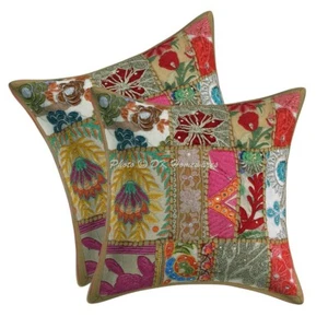 Funda de Cojín Funda de Almohada Retazos Vintage Tradicional Tiro Decoración Arte Yoga - Imagen 1 de 6