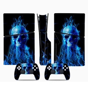 Schädel Totenkopf Skull Sony PS5 Playstation 5 Slim Skin Aufkleber folie Sticker - Picture 1 of 1