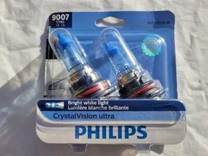 Paquete de 2 bombillas halógenas Phillips Crystal Vision ultra 9007 CVB2 65 - Imagen 1 de 5