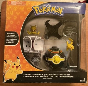 Pokemon Ultimate Throw N Pop Battle Set Abra Vs Pikachu - Bild 1 von 7