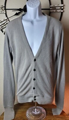 Cárdigan Suéter Jack Nicklaus Vintage Med Abotonado Gris Hecho en EE. UU. Foto 1 de 4