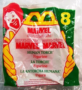 Figura de McDonald's Happy Meal 1996 superhéroes Marvel antorcha humana ¡Sin usar en paquete C10! - Imagen 1 de 3