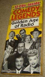 COMEDY LEGENDS GOLDEN AGE OF RADIO 12 CD BOX SET, NEW AND SEALED, OVER 12 HOURS! - Picture 1 of 2