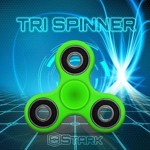 GREEN Hand Spinner Tri Calmante Escritorio Juguete EDC TDAH Autismo NIÑOS ADULTOS - 1 pieza - Imagen 1 de 5