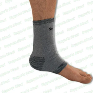 Bamboo Elastic Ankle Compression Support Protection Sock Injury Sprain Foot Pain - Picture 1 of 11