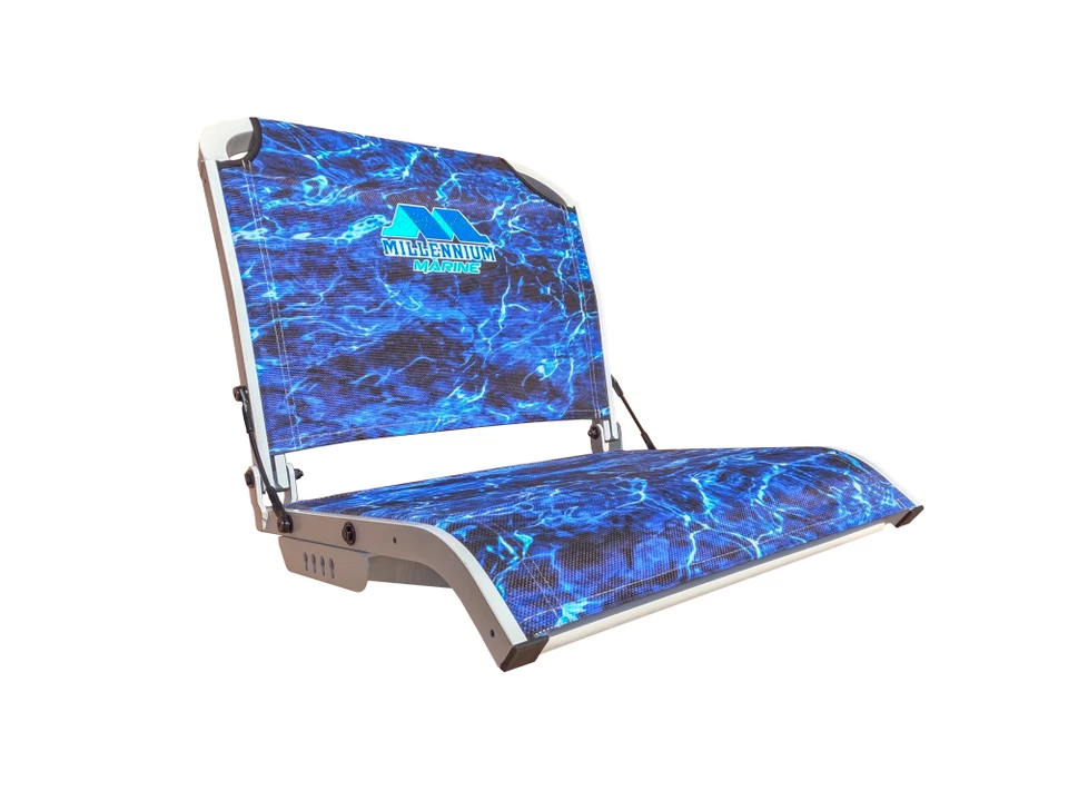 MILLENNIUM TREESTANDS Millennium - Boat Seat - Mossy Oak Elements Marlin