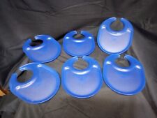 Lot Of 6 Tupperware Impressions stackable Snack Trays #4516A-2 (TU66)