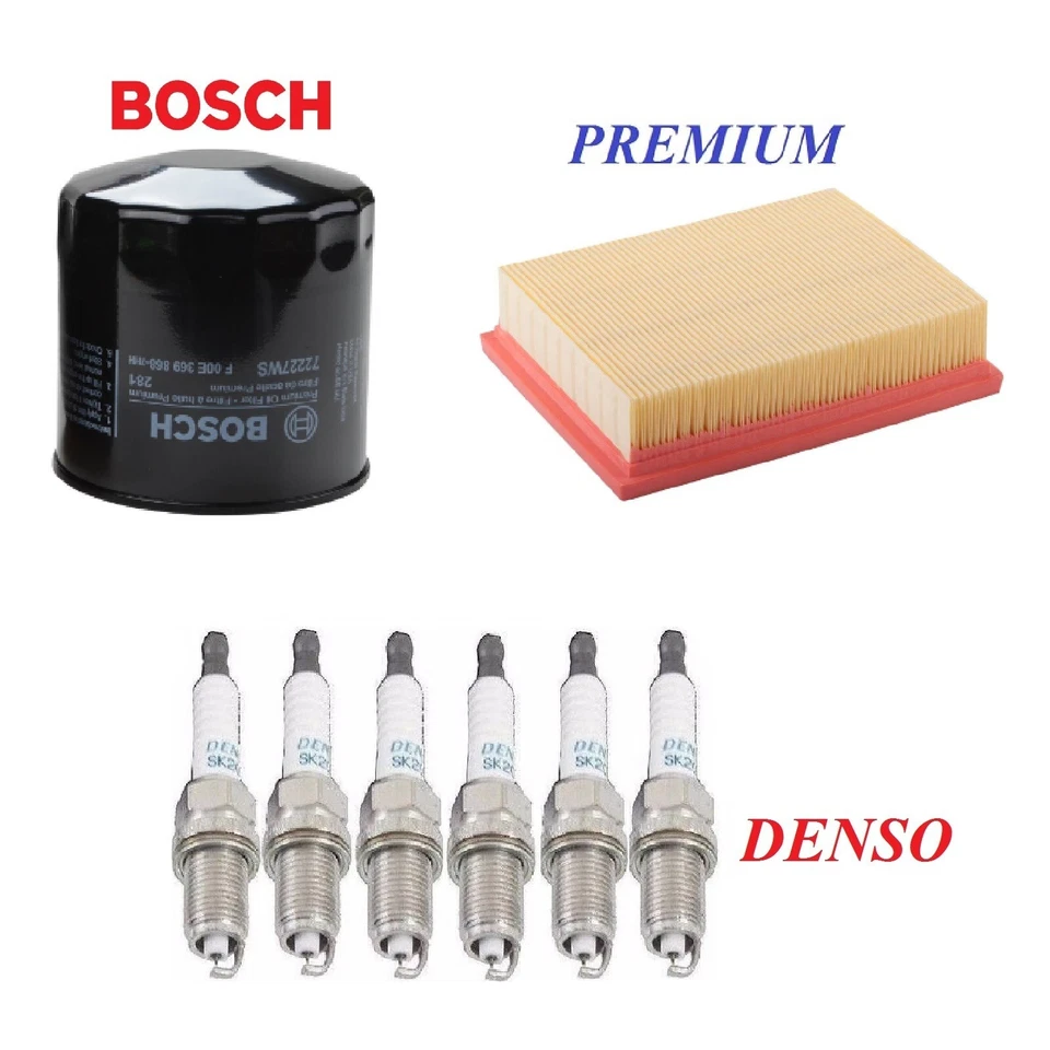 调整套件空气油过滤器火花塞适用于福特 FUSION V6 3.0L 2006-2009 — 第 1/1 张图片