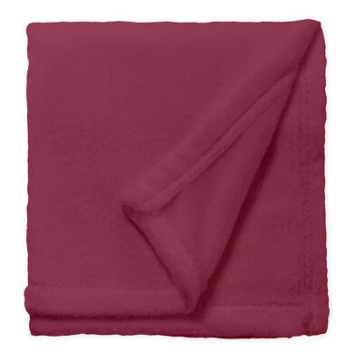 Kuscheldecke Flauschig 220x240 cm bordeaux kuschelig warm Tagesdecke Fleecedecke - Bild 1 von 4