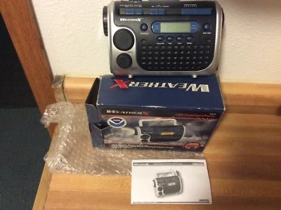 WEATHER X NOAA Automatic Weather Alert Flashlight W/ Hand Crank Charging System - Image 1 of 3