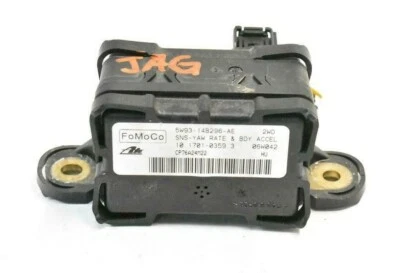  04-07 JAGUAR X350 XJ8 SENSOR DE VELOCIDADE DE ACELERAÇÃO TAXA DE GIRO 5W93-14B296-AE FABRICANTE DE EQUIPAMENTO ORIGINAL - Imagem 1 de 4