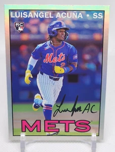 2025 Topps Heritage Luisangel Acuna Rookie 25th Anniversary Foil #H25-16 - Picture 1 of 2