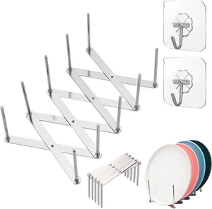 Expandable Pot and Pan Organizer Rack - Adjustable Stainless Steel, 1 Pack - Picture 1 of 12
