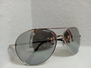 Occhiali da sole Piranha 105, stile aviator montatura argento, unisex - Foto 1 di 11