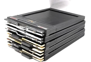 [Exc+5] (Lot of 5) Fidelity Deluxe 4x5 Cut Sheet Film Holders x 5pcs From JAPAN - Picture 1 of 14