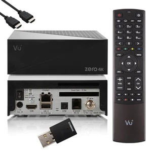 Vu+ Zero 4K 1x DVB-S2X Multistream Linux UHD Ricevitore + 300 Mbit Wifi Stick ♻ - Bild 1 von 7