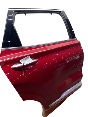 2019-2023 HYUNDAI SANTA FE REAR RIGHT DOOR ASSEMBLY W/SUNSHADE CALYPSO RED (Y2E) - Image 1 of 4