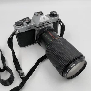 Pentax K1000 analoge Spiegelreflexkamera 35 mm mit HOYA 55 mm Brennweite MC-Objektiv - Bild 1 von 7