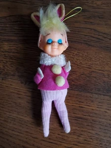Vintage Japan Marked Pink Pixie Elf - Picture 1 of 8