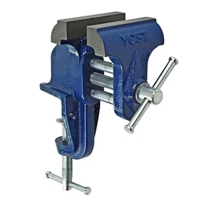Yost Vises COV-3 Clamp-On Vise | 3 Inch Jaw Width Portable Vise | Made from Gray - Picture 1 of 12