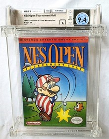 Nintendo NES OPEN TOURNAMENT GOLF Mario 1991 PSA WATA Graded 9.4 A SEALED - Mint