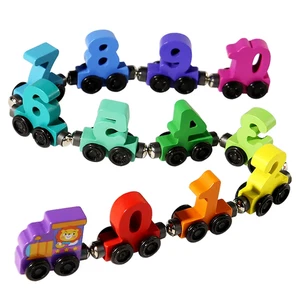 Children Wooden Train Rail Track Accessories Toy Cross Track Railway Toys Magnet - Picture 1 of 14