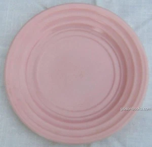 Pink Moderntone Platonite Glass Small Plate Vintage Mid Century Dinnerware - Picture 1 of 2