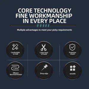 Blade Scraper 2 Pack Double Edged Scraper Remover Tool With NTXX - Picture 1 of 7