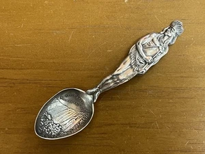 Native American Niagra Falls Sterling Silver Souvenir Spoon - Picture 1 of 9
