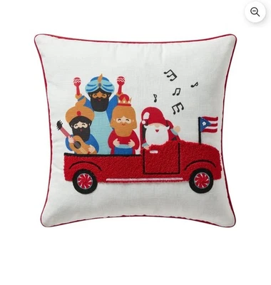 Almohada Navidad Puerto Rico Foto 1 de 4