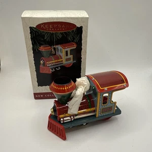 1994 Hallmark Ornament Yuletide locomotiva centrale # 1 serie - Foto 1 di 11