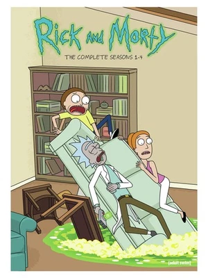 Rick and Morty: Seasons 1-4 (DVD) Various (US IMPORT) - Image 1 of 3