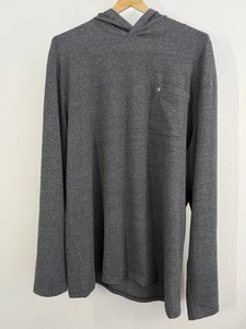 Criquet Hoodie Mens XL Gray Grey Sweatshirt Lightweight Pullover Pocket Stretch - Picture 1 of 7
