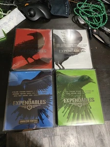 The Expendables 1-4 LIMITED EDITION STEELBOOK Best Buy Set! 4k Blu ray - Picture 1 of 2