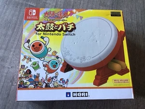 HORI Taiko no Tatsujin Dedicated Controller Drum and Bachi set Nintendo Switch - Picture 1 of 9