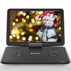 Boifun 17.5" Portable DVD Player with 15.6" HD Pan Screen with Battery USB