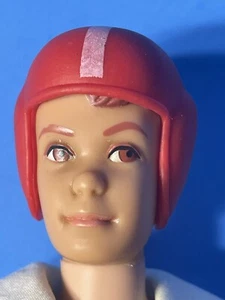 Vintage Barbie Ken Doll Touchdown #799 Red Football Helmet ~ 1960's - Picture 1 of 6