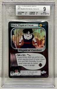 1x DBZ CCG NEGRO ENFOQUE FÍSICO 141 HOLO LÁMINA RARO BAÚLES LIMITADOS SAGA BGS 9 - Imagen 1 de 1