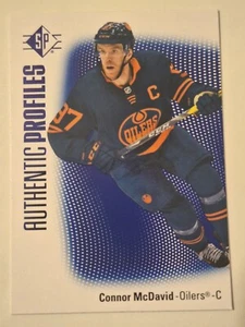 21/22 SP perfiles auténticos de Connor McDavid AZUL - Imagen 1 de 2