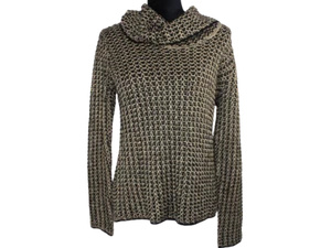 Jones New York Signature, Women’s , Black ,Gold, Turtleneck, Sweater, Size M - Picture 1 of 8