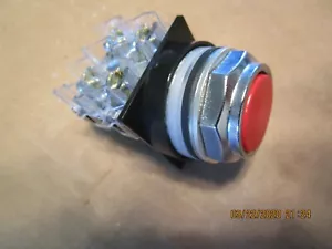 HOLLYMATIC MIXER/GRINDER 180A PUSH BUTTON STOP ASSEMBLY OEM# 100-1028 - Picture 1 of 2