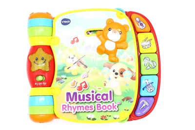 VTech 80166700 Musical Rhymes Educational Book for Babies - Image 1 of 4
