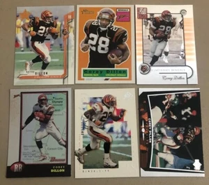Corey Dillon ๐ Cincinnati Bengals Football Cards ๐ 6 Card Lot ๐ - Picture 1 of 9
