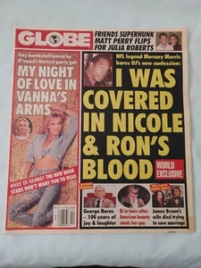 1/23/96 Globe Magazine OJ, GEORGE BURNS, VANNA, PRINCESS DI, JAMES BROWN - Picture 1 of 3