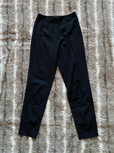 Piazza Sempione Bergdorf Goodman Black Skinny Trouser Pants Size 40 - Picture 1 of 4