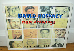 SIGNED David Hockney New Drawings Family Best Friends 1993 1994 Artist Color PB 