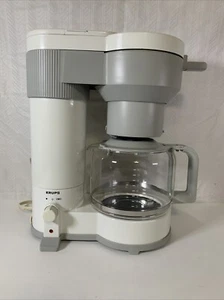 Krups T10 S Aroma Signal Coffeemaker Brewer 10 Cup white gray Germany VTG - Picture 1 of 15