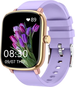 Smart Watch with Blood Pressure Oxygen Monitor Fitness Tracker Heart Rate Full T - Picture 1 of 7