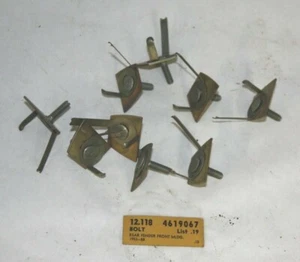 9 NOS REAR FENDER FRONT MOLDING BOLTS 53 88 OLDS - Picture 1 of 1